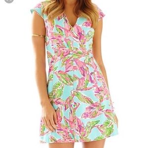 Lilly Pulitzer Brielle cap sleeve fit and flare